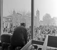 Пятничный намаз во дворе мечети Тилла Шейха в Ташкенте.  1966. Фото: Юрий Абрамочкин/ РИА Новости