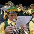Юный трубач на детском празднике песни и танца. Таллин, 1977. Фото Ю. Венделин / РИА Новости
