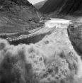 Байпазинский гидроузел на реке Вахш в Таджикской ССР. 1969. Фото: Макс Альперт/ РИА Новости
